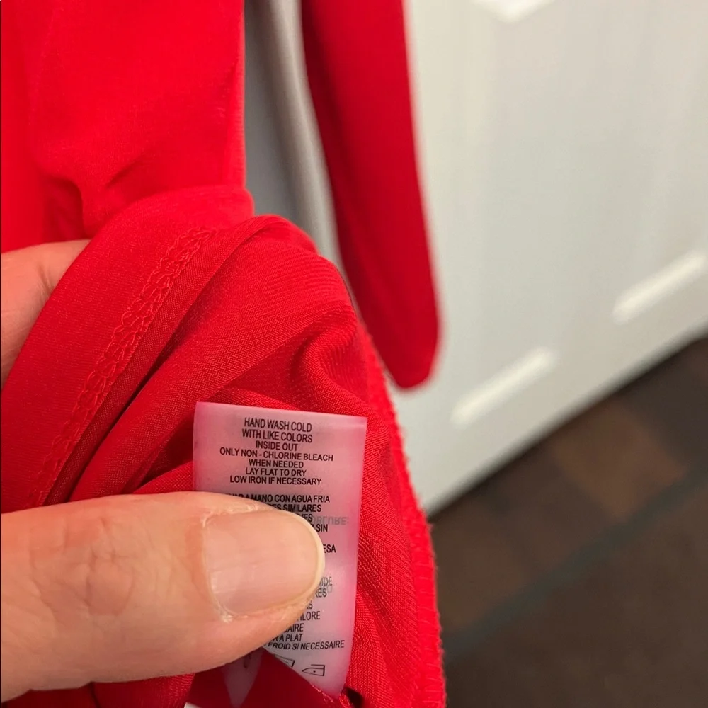 Calvin Klein Shirred Loose Neck Blouse - Picture 6 of 6